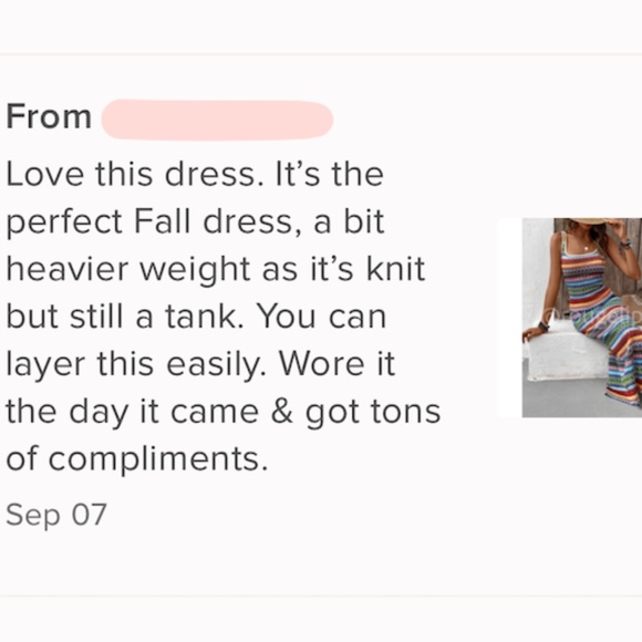 Knit Striped Tank Dress Side Leg Slit Long Ribbed Multicolor Long, Slim - Picture 13 of 13